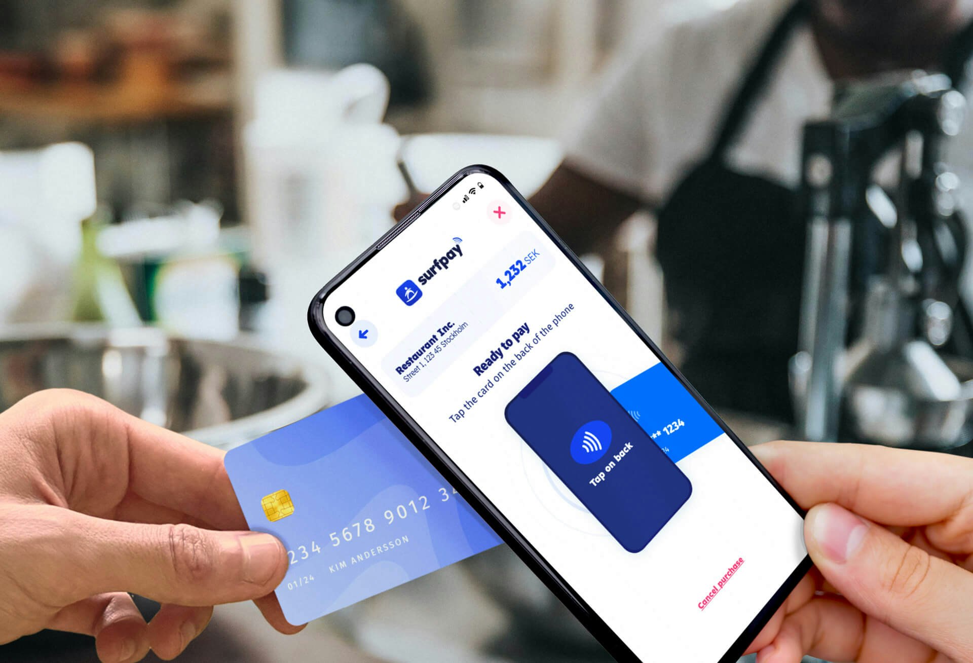 Media SurfPay - Chấp nhận thanh toán thẻ trên điện thoại Android của bạn 3