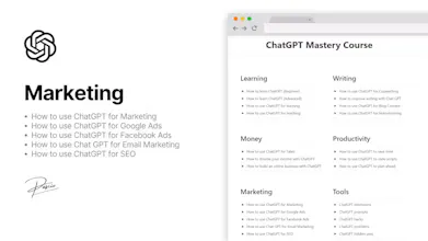 ChatGPT Mastery Course gallery image