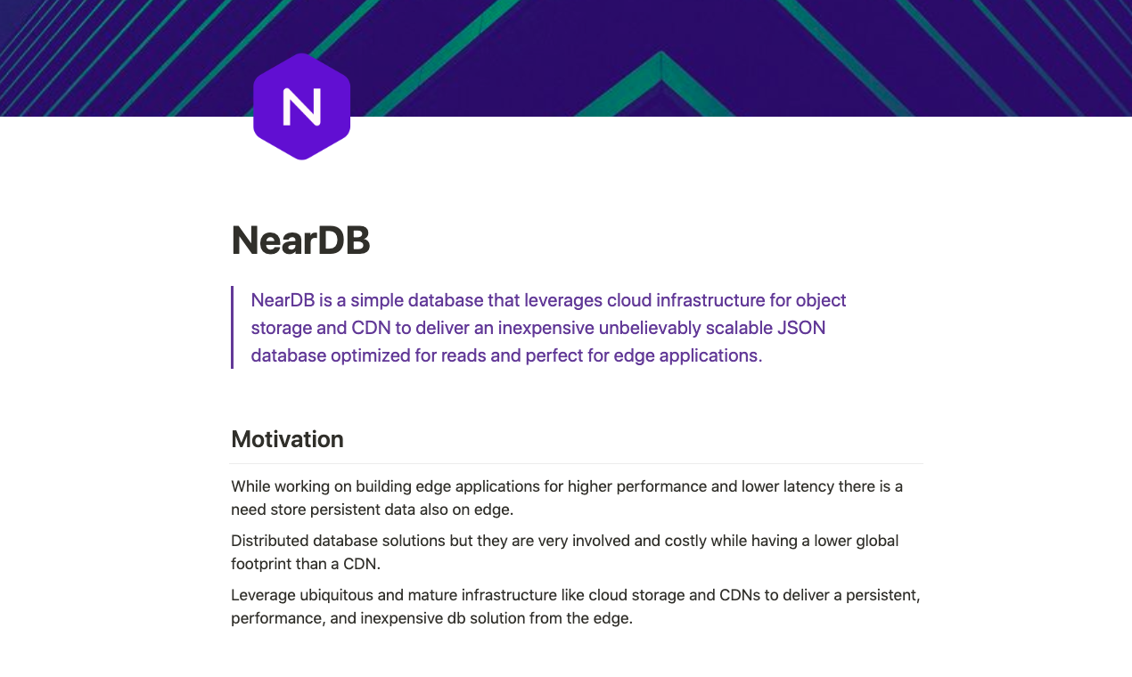 NearDB gallery image