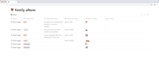 Family in Notion gallery image