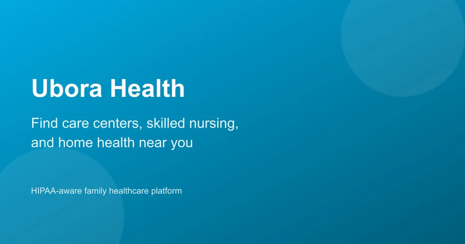 Ubora Health screenshot 1
