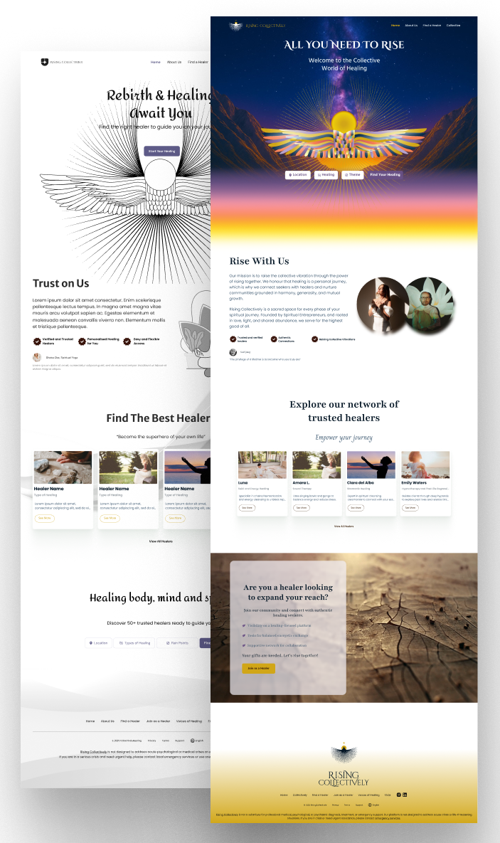 Rising Collectively - Screenshot 4 showing product features and functionality