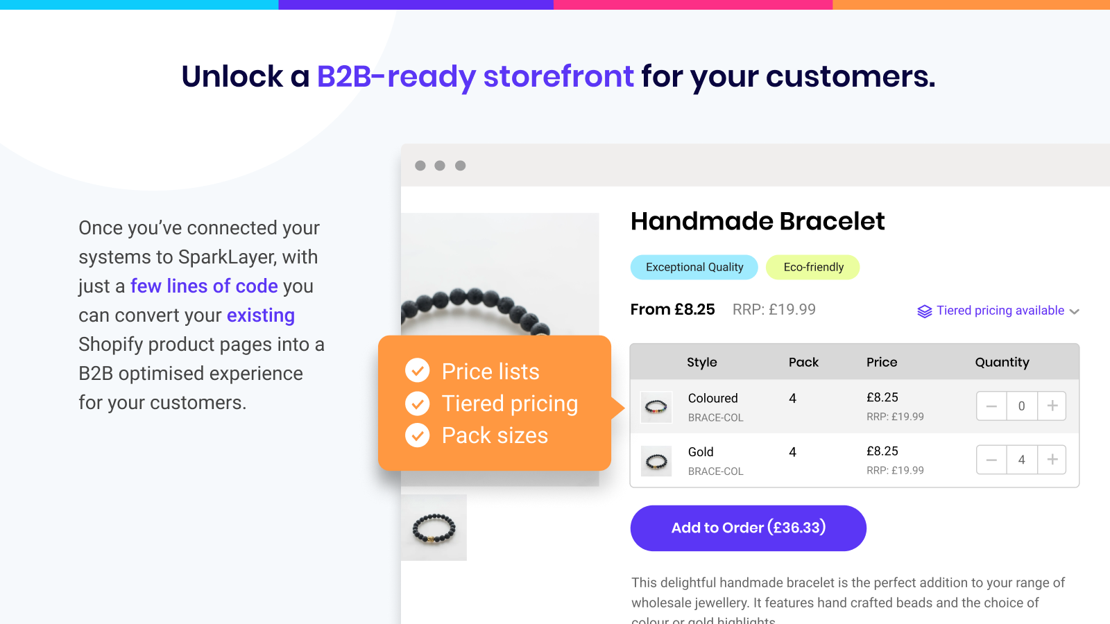Sparklayer B2B - Het alles-in-één B2B-platform voor Shopify media 2
