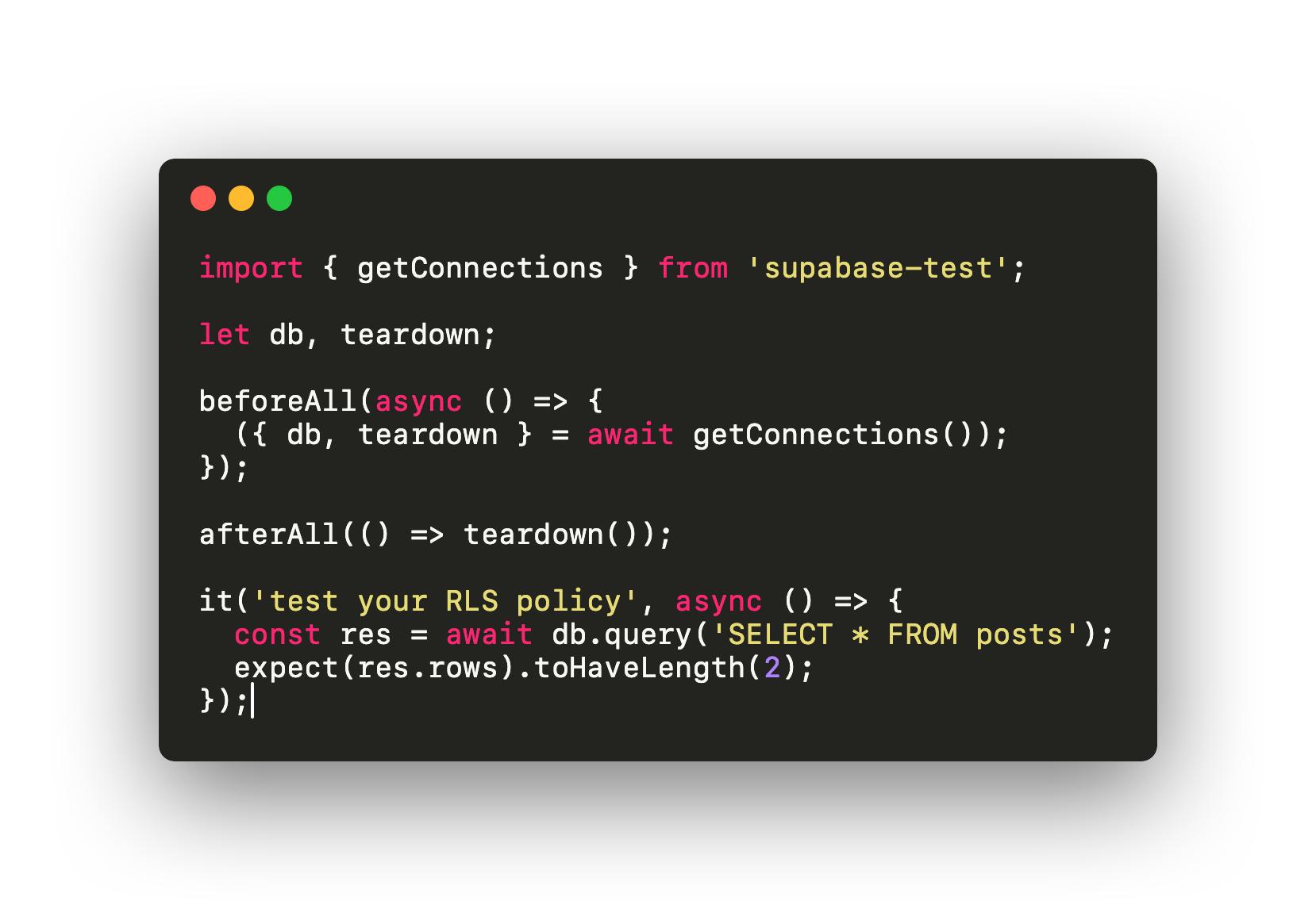 Supabase Test - Main product screenshot demonstrating key features and user interface