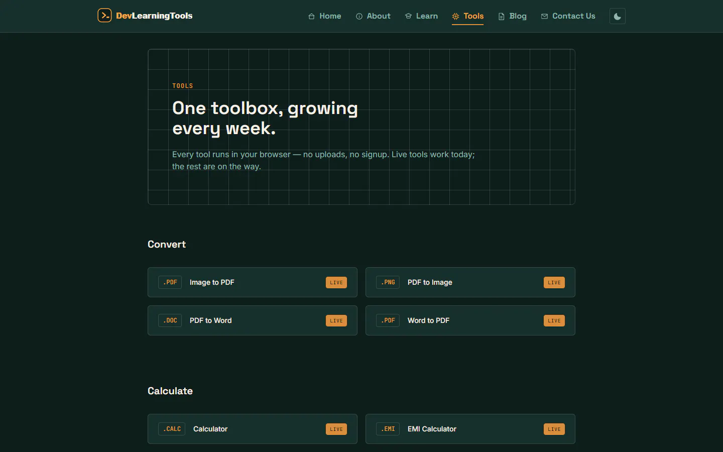 DevLearningTools gallery image