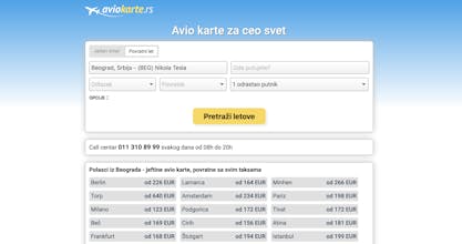 Avio Karte Srbija gallery image