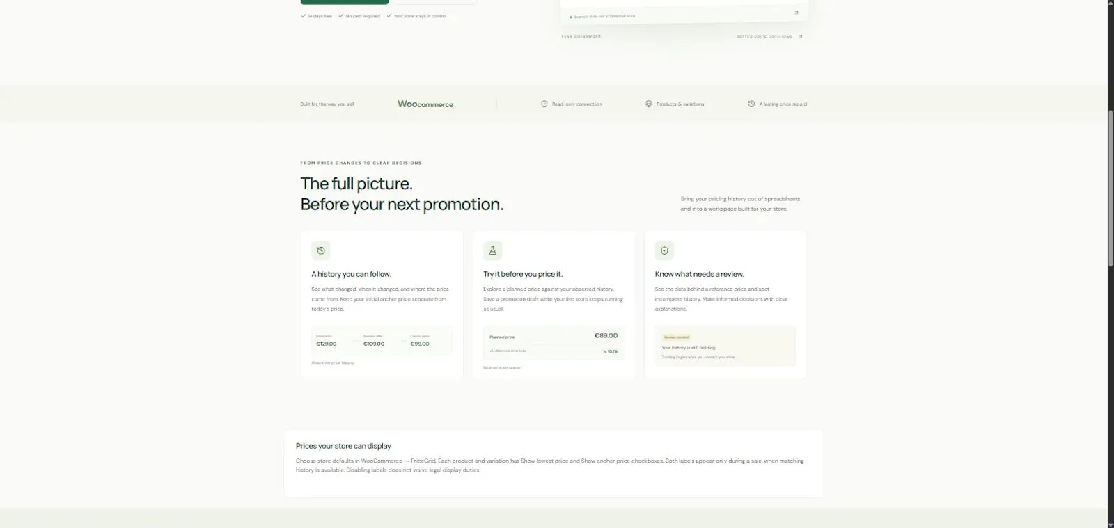 PriceGrid for WooCommerce screenshot 2