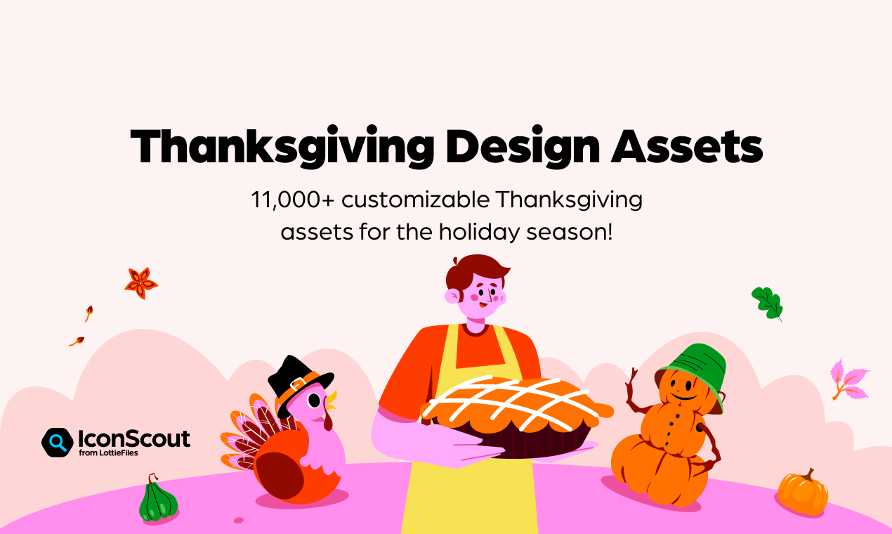 Thanksgiving Lottie, 3D, & Illustrations