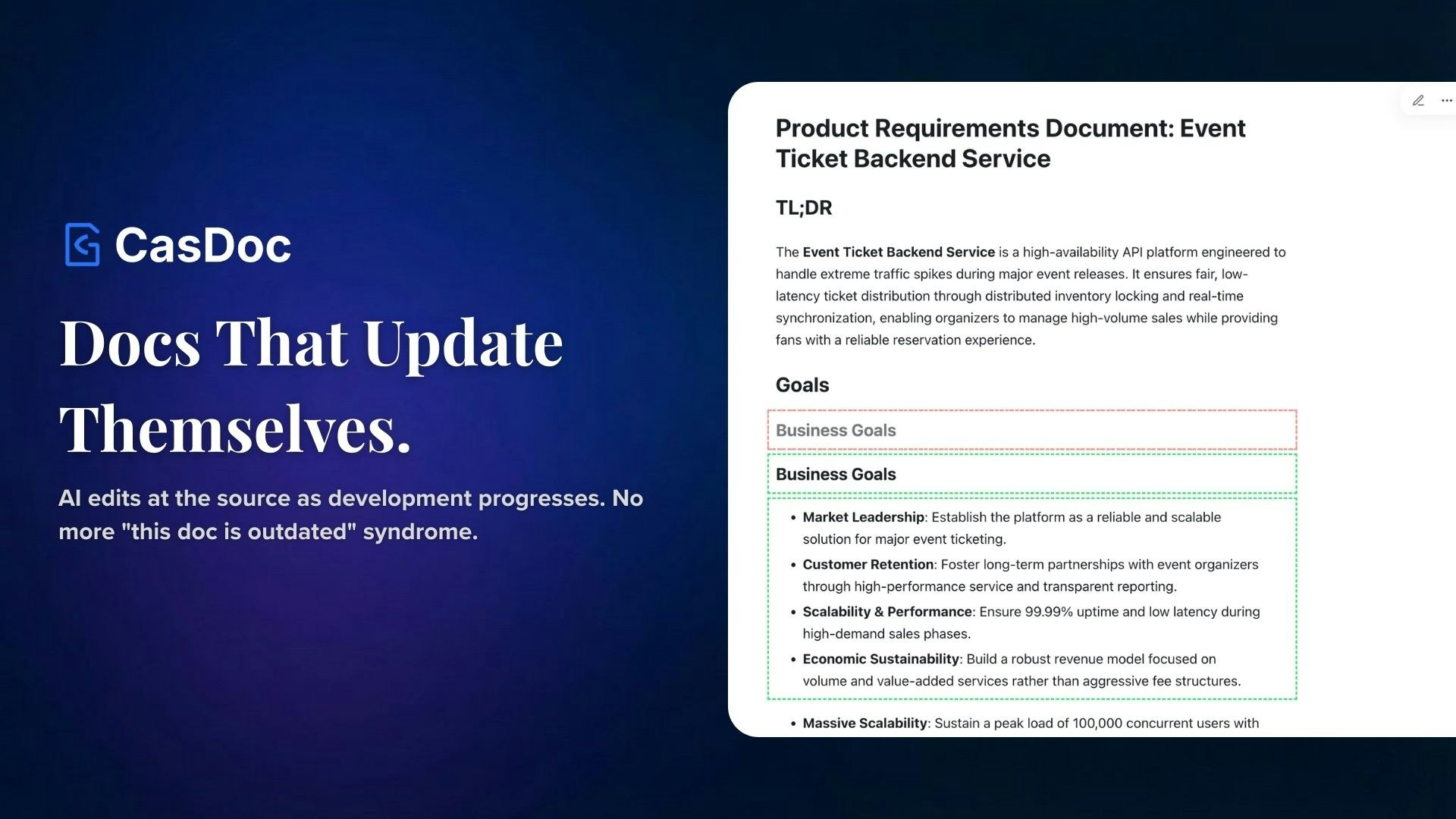 CasDoc - Screenshot 4 showing product features and functionality