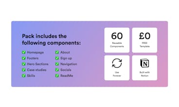 Notion Component Kit + Website Template gallery image
