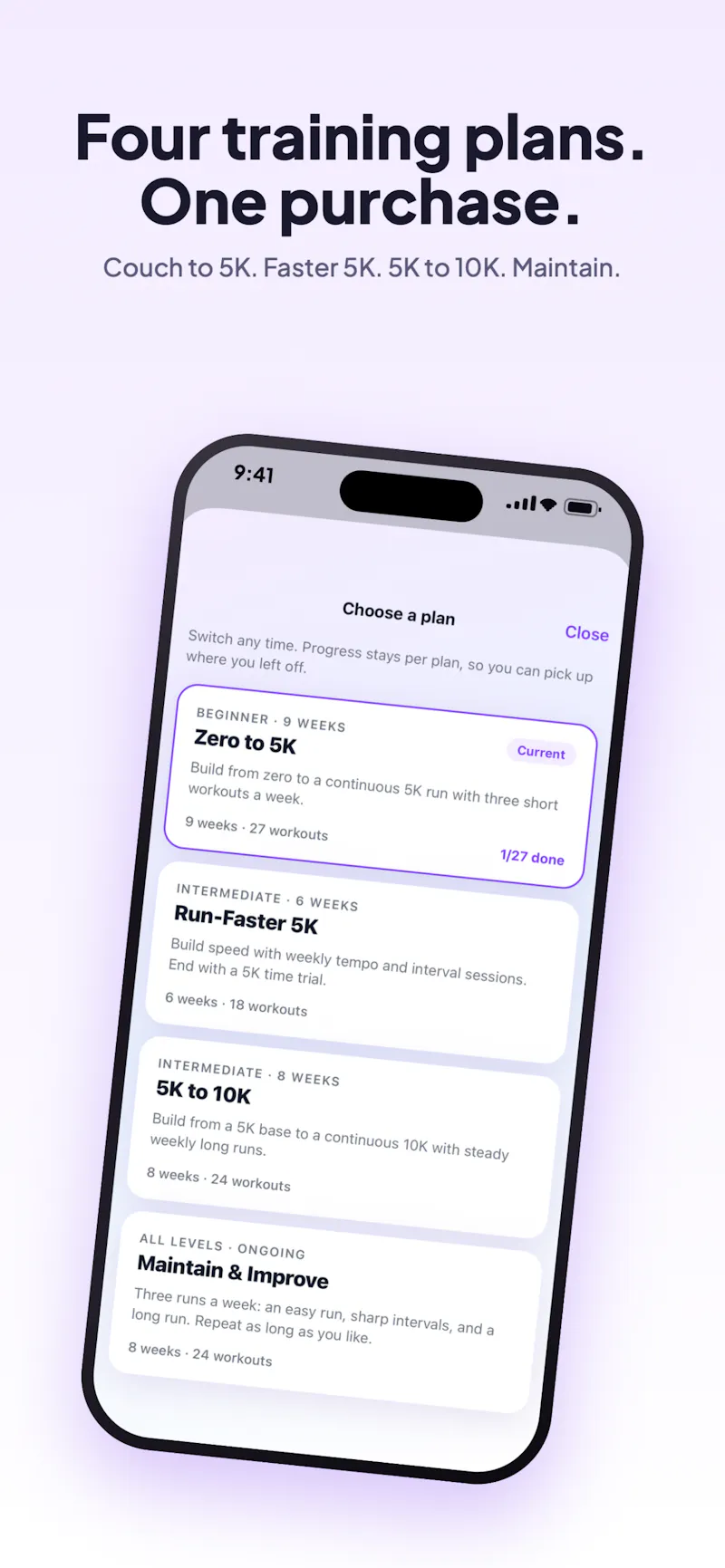 Pace: Couch to 5K Run Coach screenshot 3