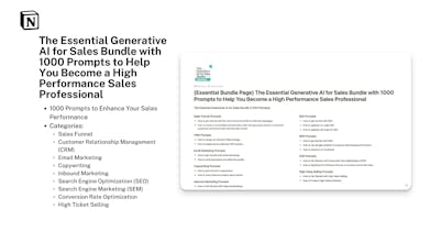 Ultimate Generative AI for Sales Bundle gallery image
