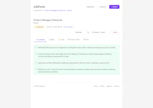 AI resume fit + tracking, free to start gallery image