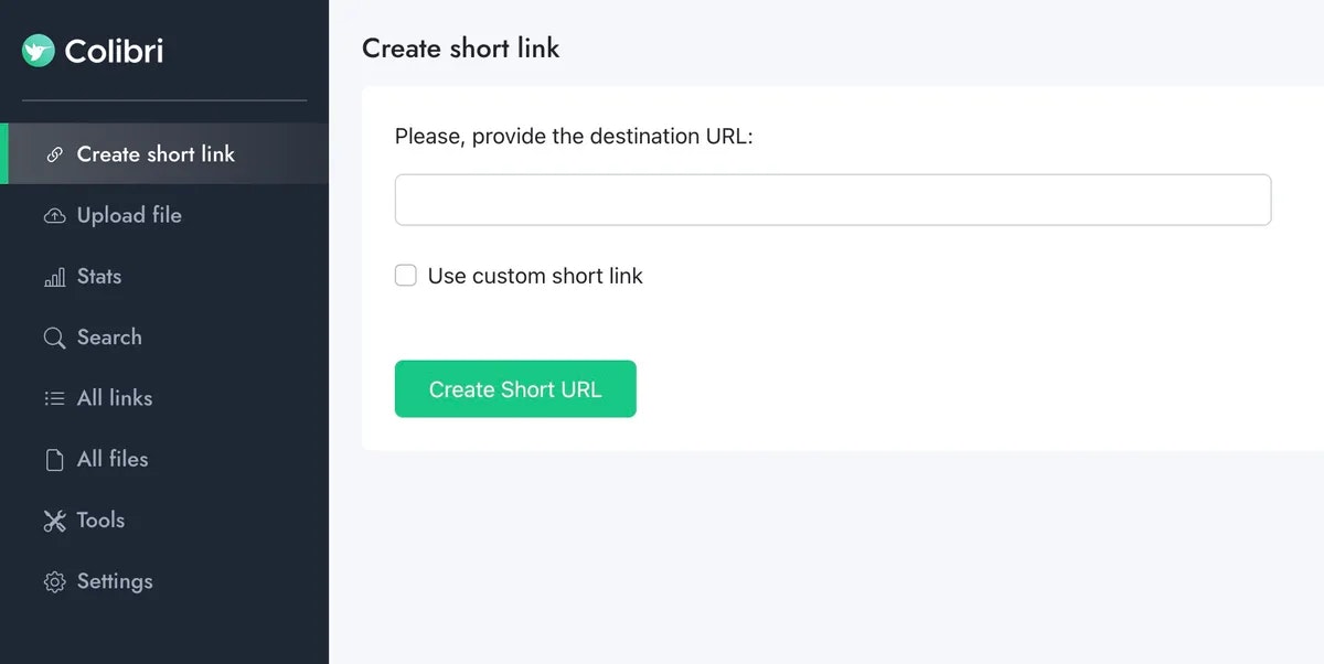Media Colibri.live - Url tùy chỉnh rút ngắn. 1