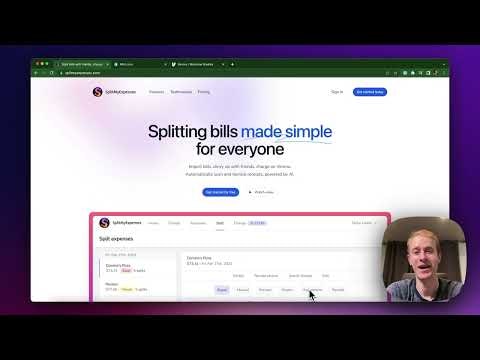 startuptile SplitMyExpenses-AI Powered Import bills split w/friends charge on Venmo