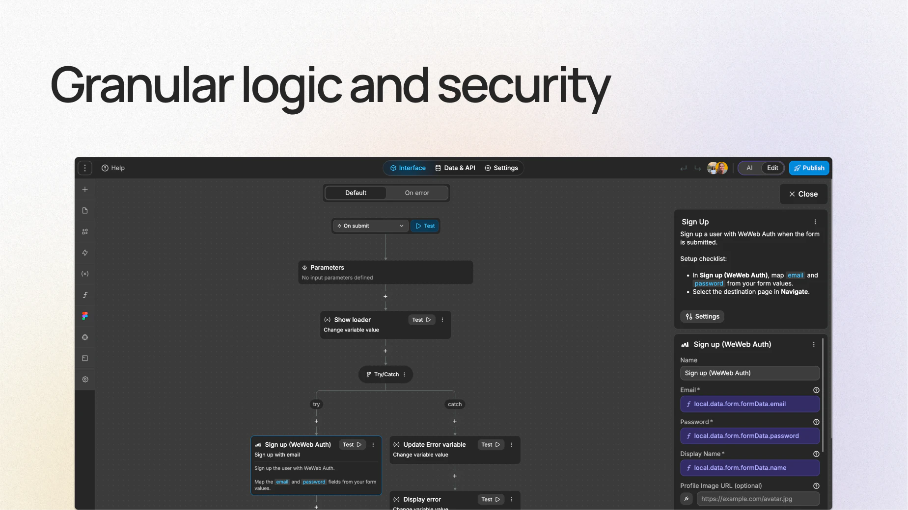 WeWeb 3.0 screenshot 3