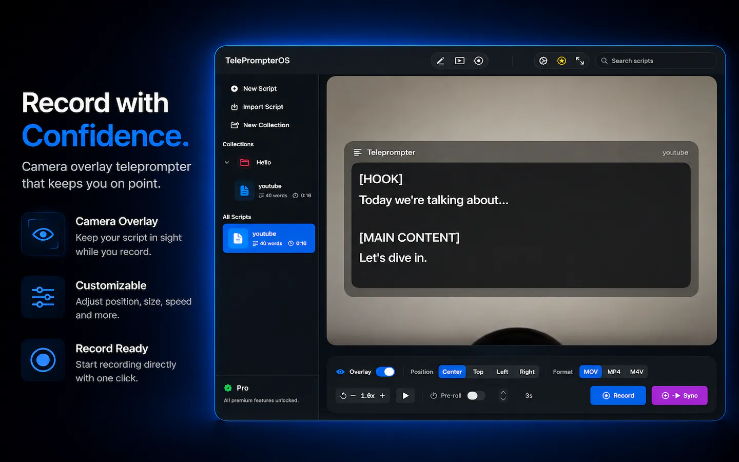Teleprompter OS gallery image