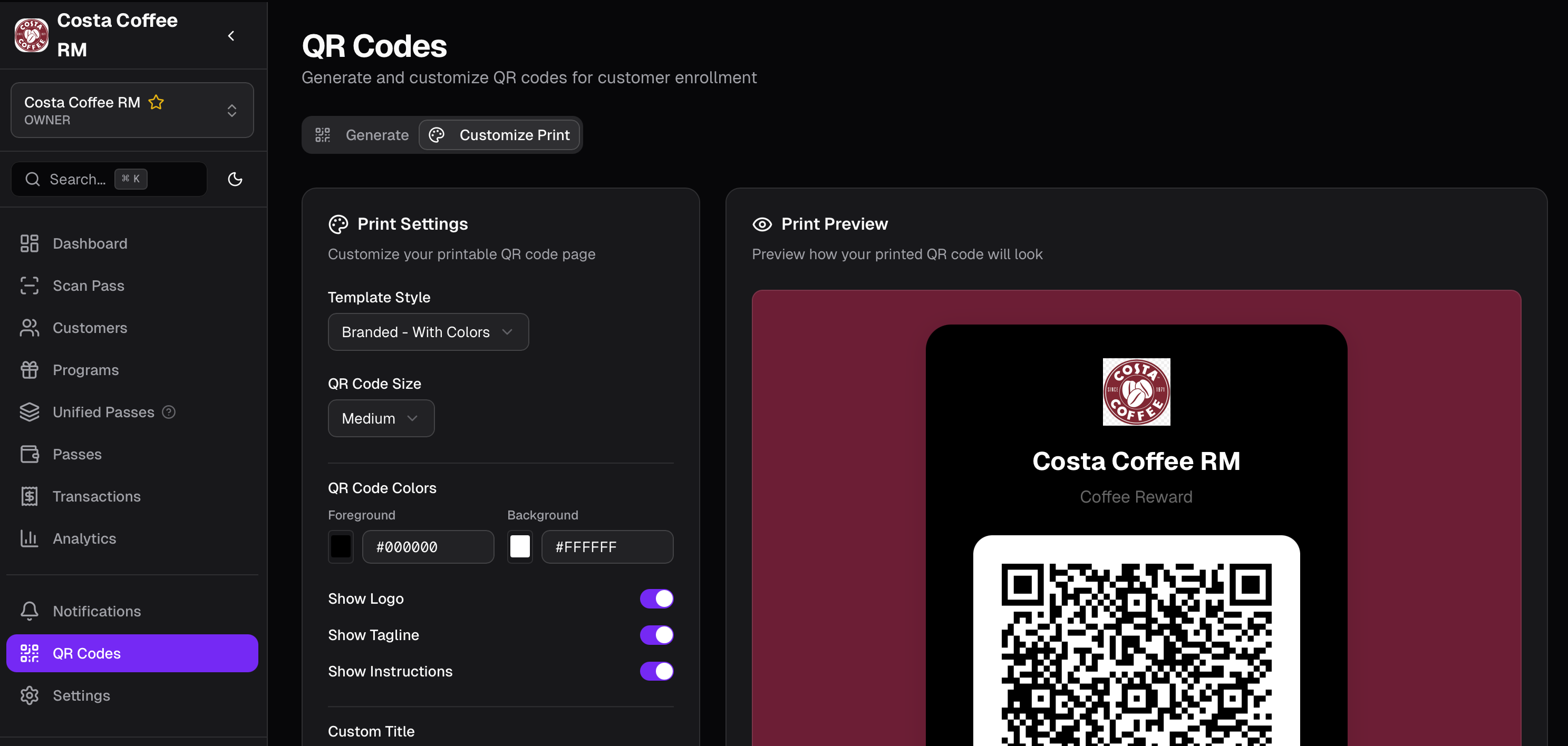 StampCard - Screenshot 4 showing product features and functionality