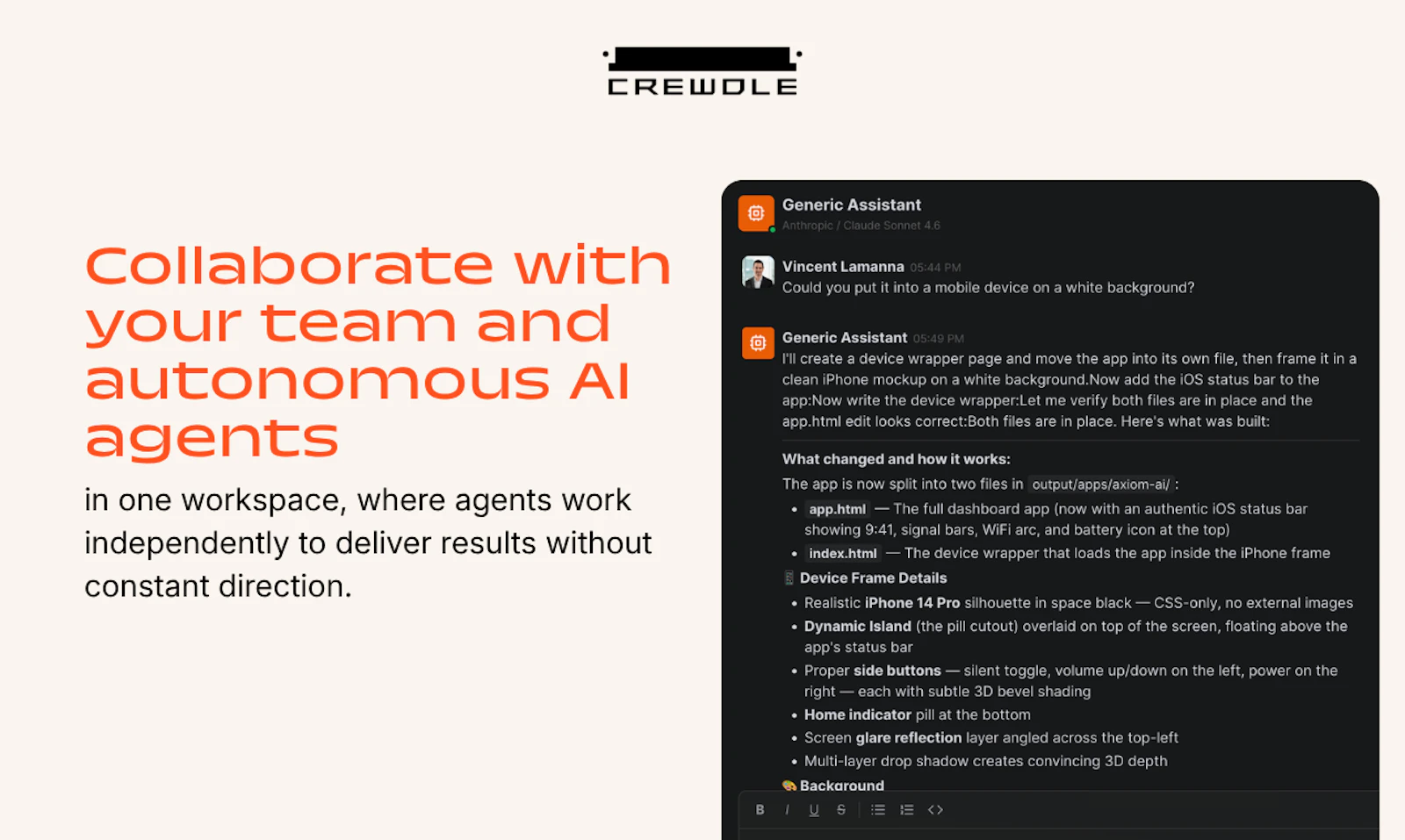 Crewdle AI screenshot 4