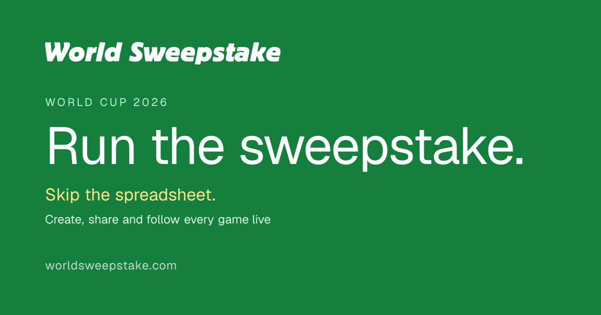 World Sweepstake gallery image