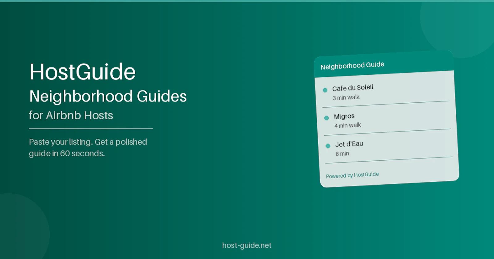 HostGuide screenshot 1