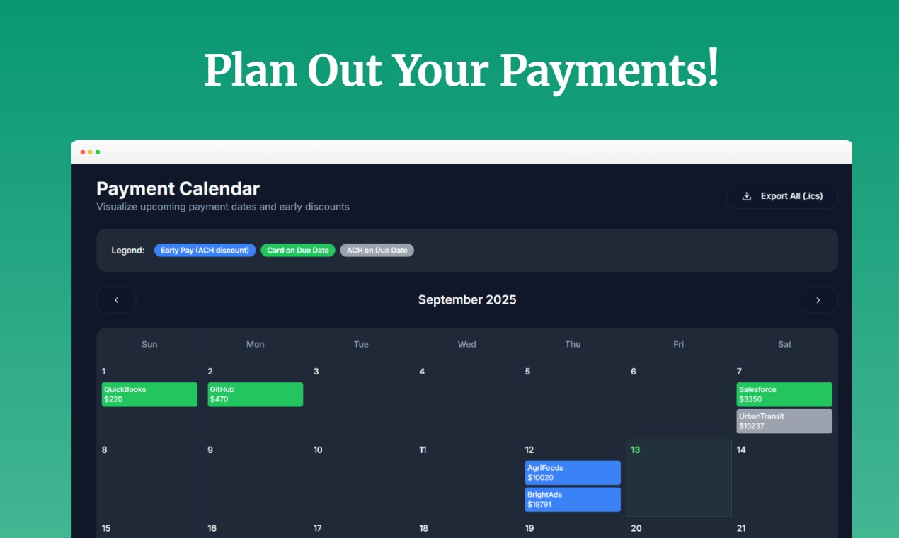 Média Net30 - AI to calculate the best payment method for invoices 4