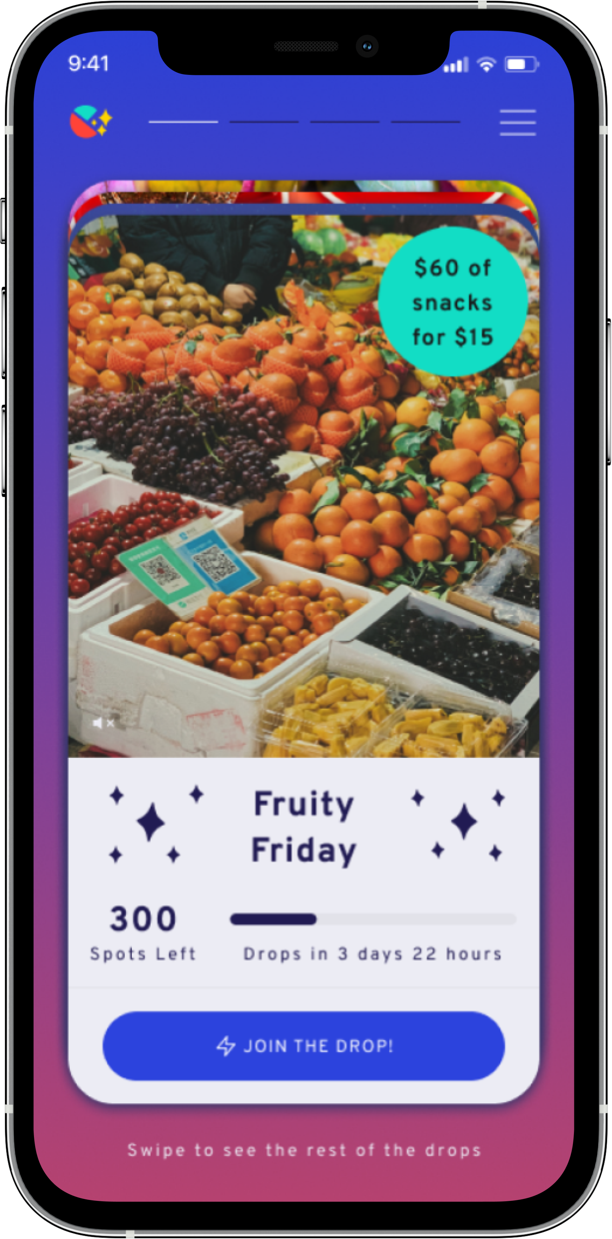 Приложение Snackdrop - Скидка до 75% закусок медиа 6