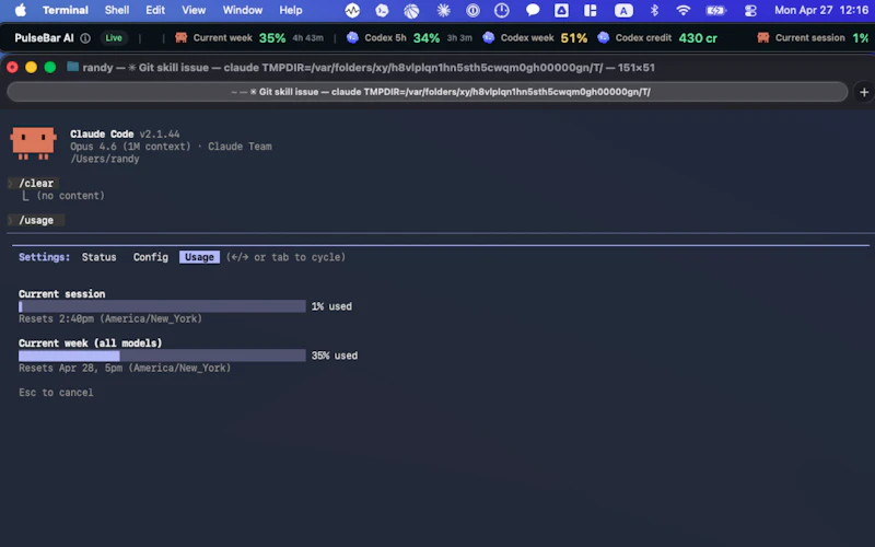 PulseBar AI screenshot 1