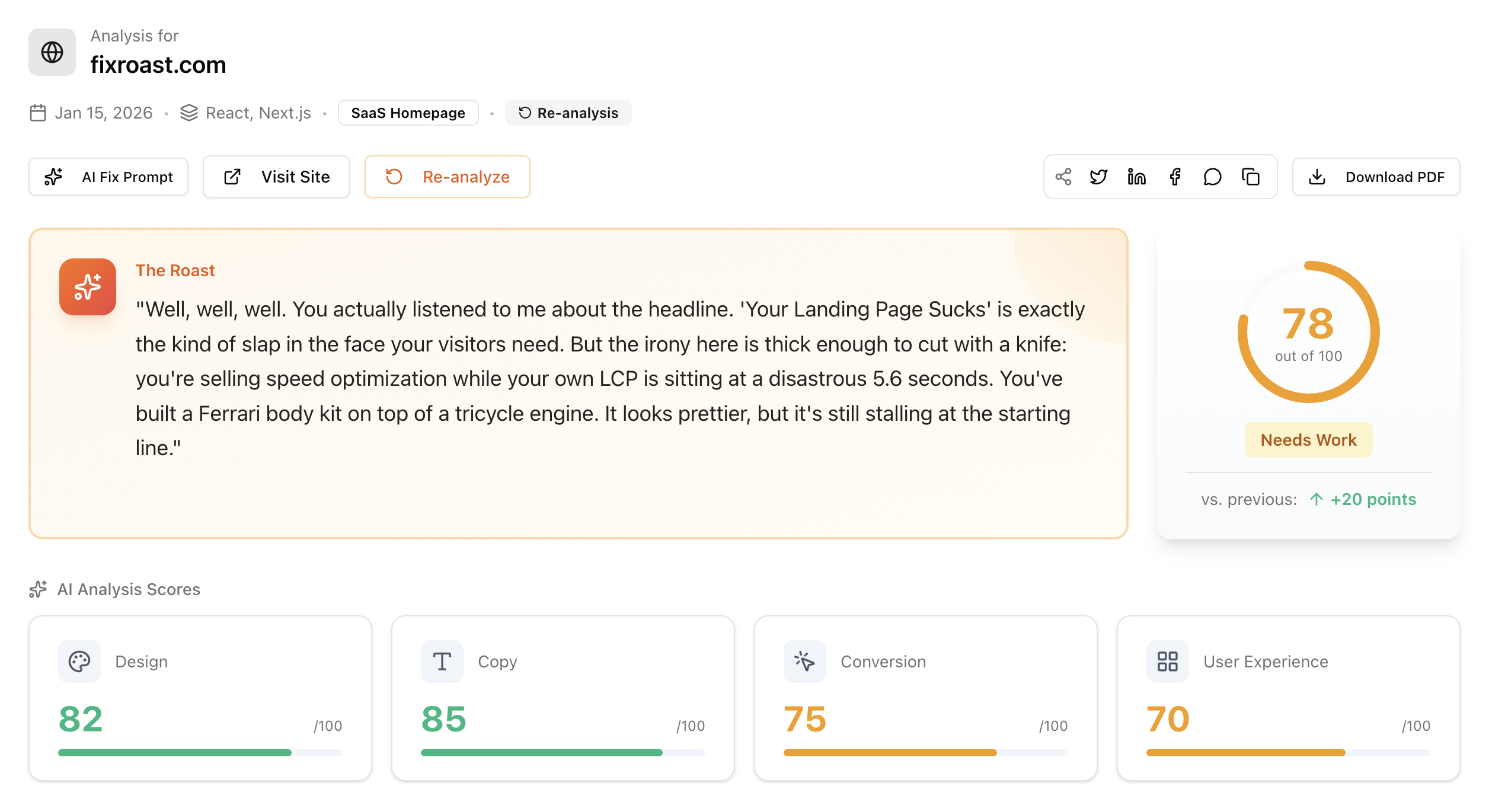 FixRoast gallery image