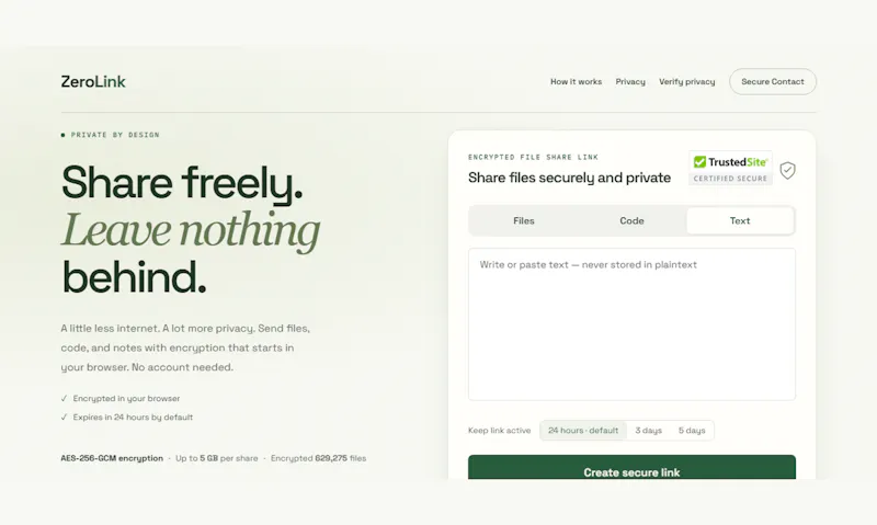 Zero Link screenshot 3