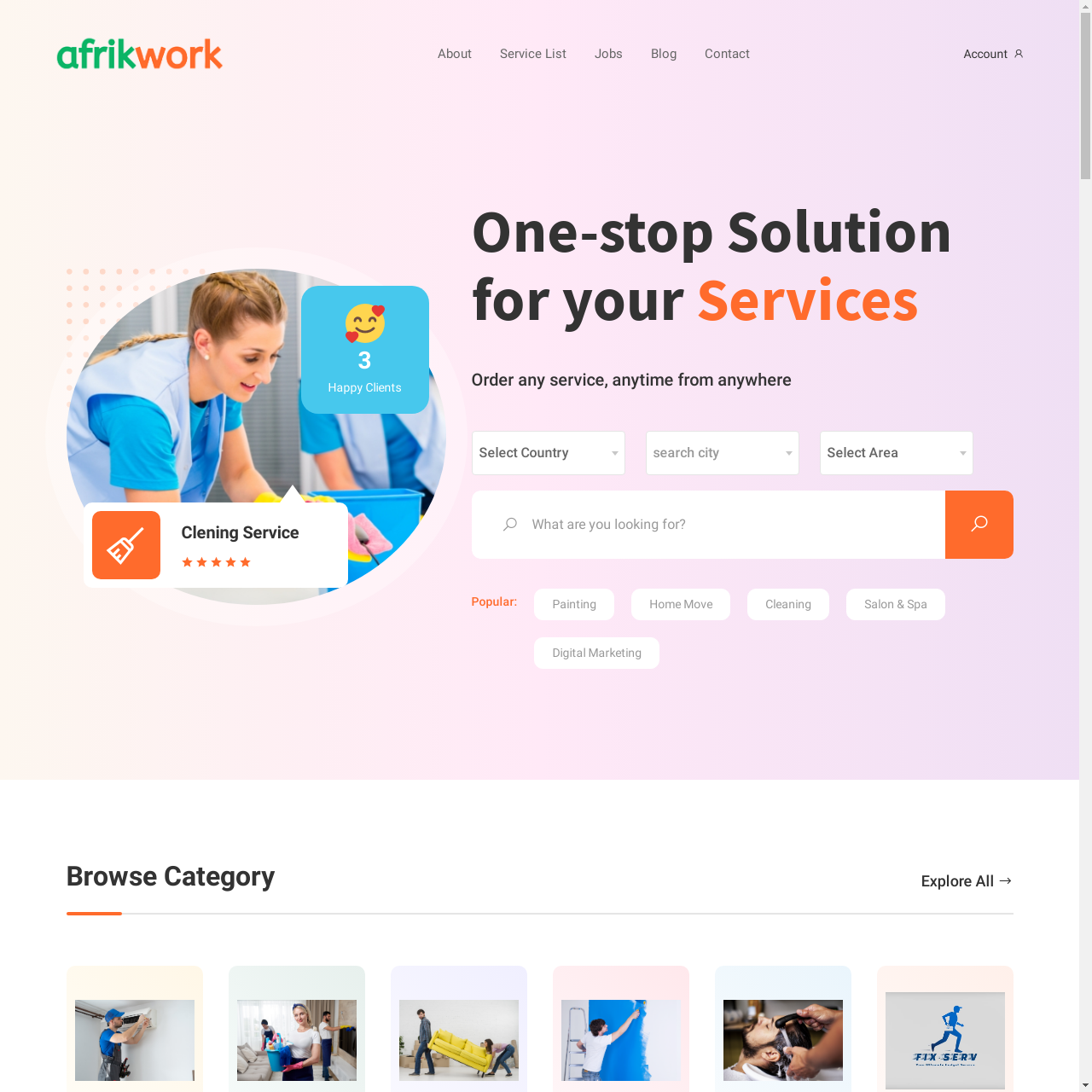Afrikwork - 아프리카 전역의 비즈니스 및 전문가를 연결합니다 미디어 1