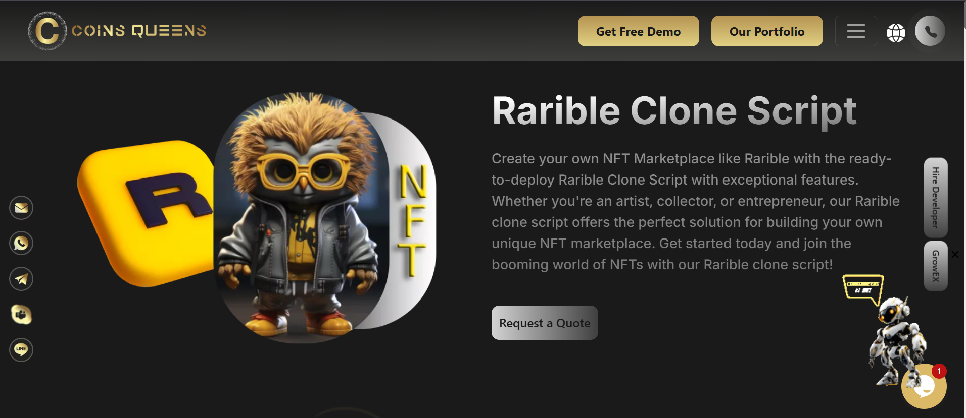 Rarible Clone Script gallery image