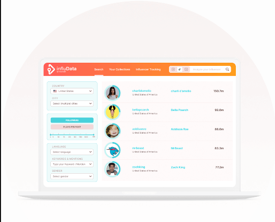 Die beste Influencer-Suche | influData