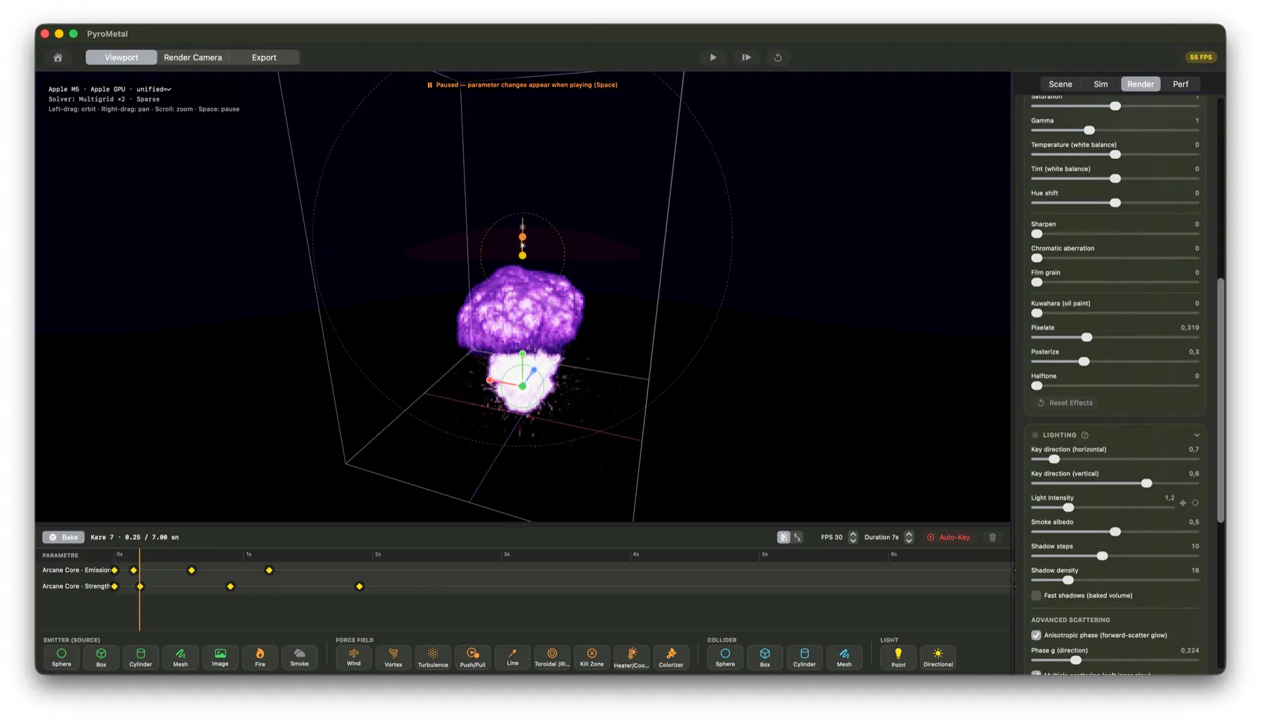 PyroMetal — Pyro simulation, on Metal gallery image