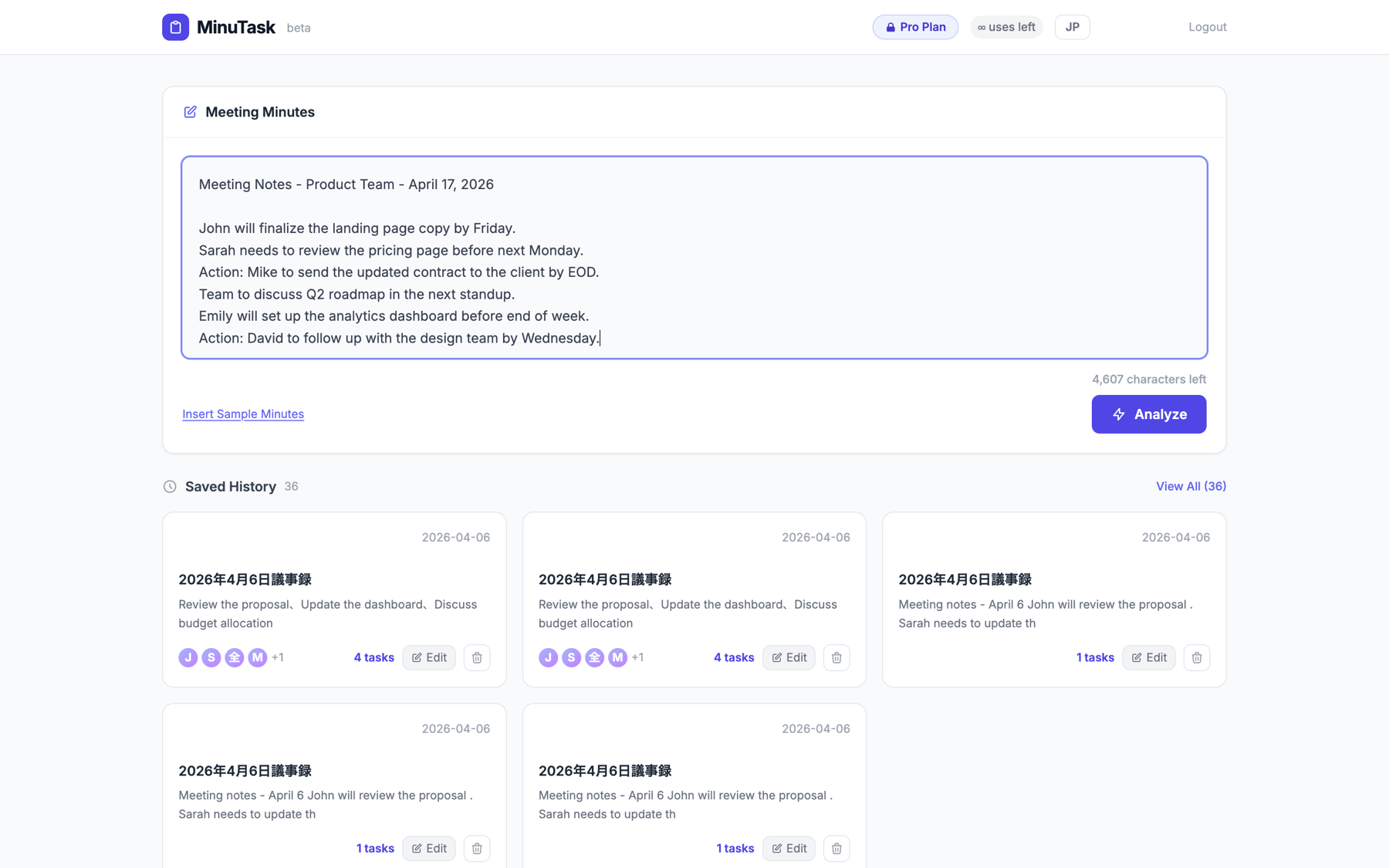 MinuTask gallery image