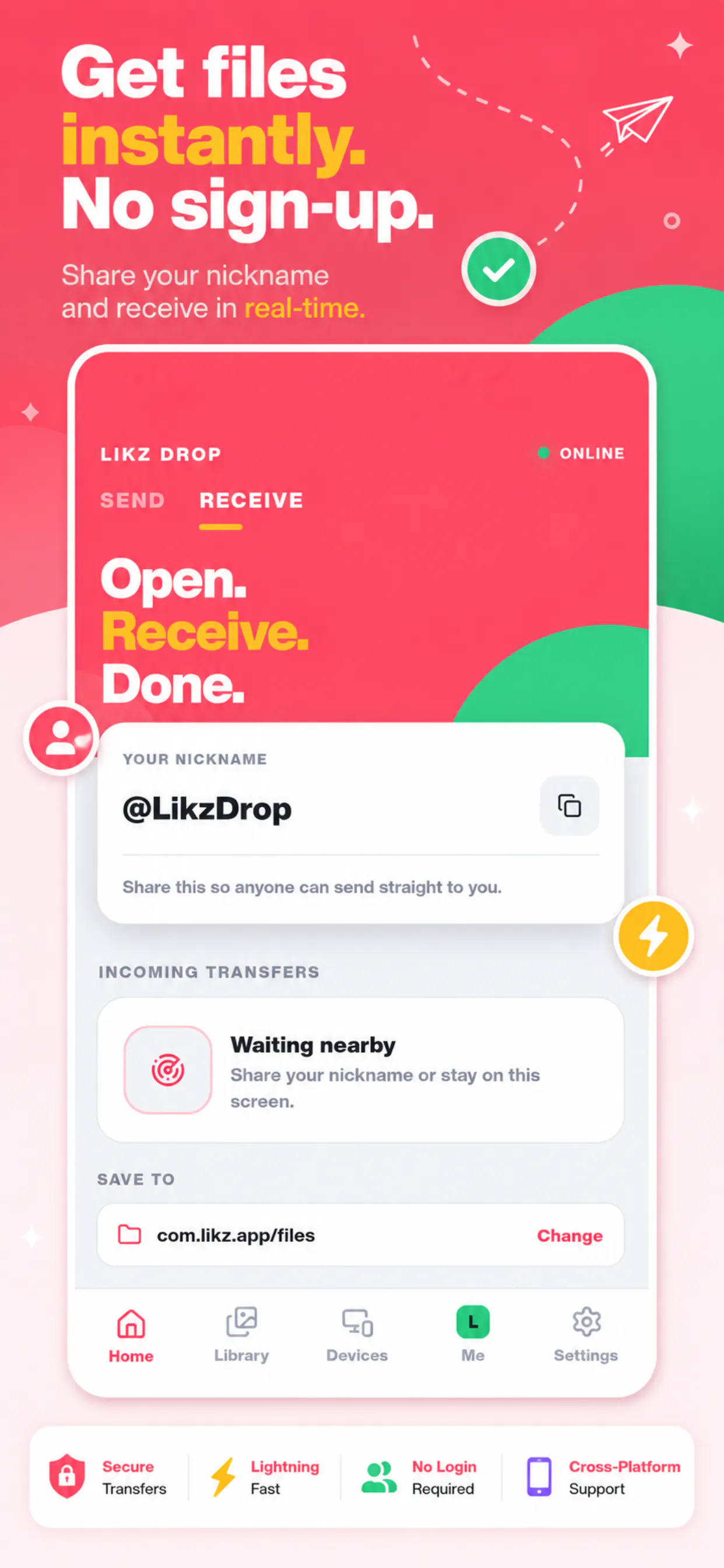 Likz Drop: File Transfer gallery image
