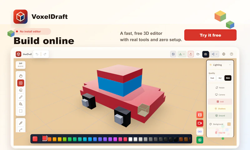 VoxelDraft screenshot 2