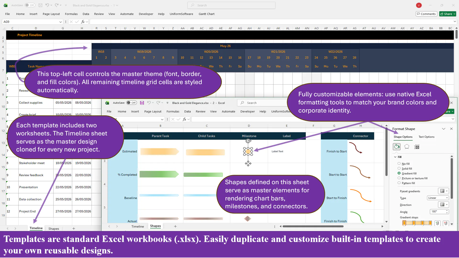 Timeline & Project Planner gallery image
