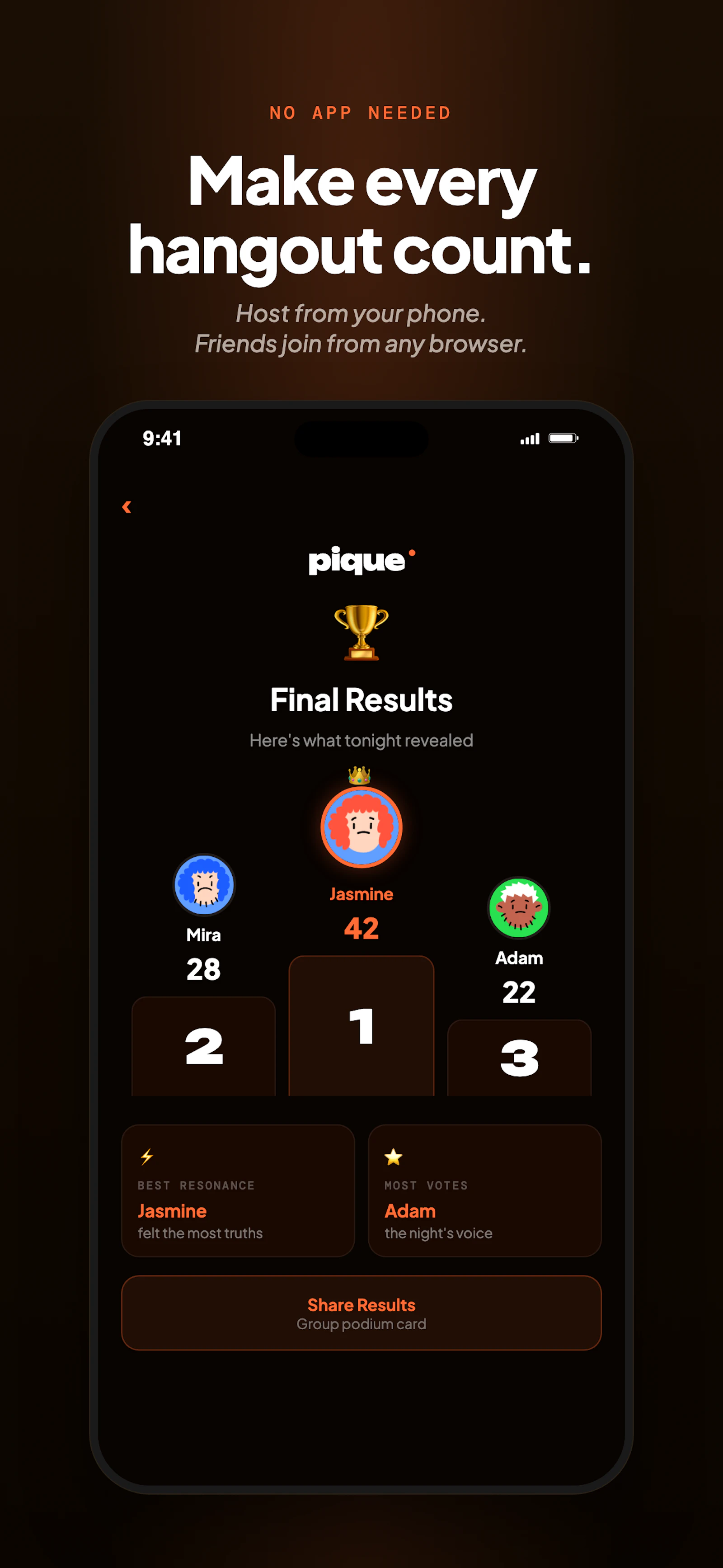 Pique - Connect  Deeper screenshot 7