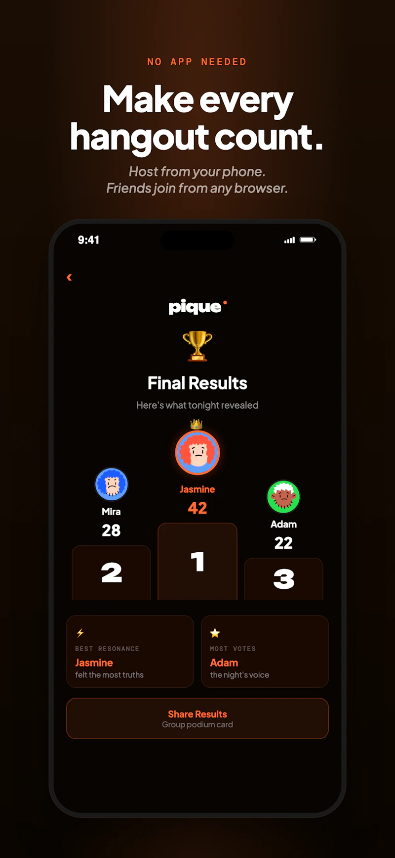 Pique - Connect  Deeper screenshot 7