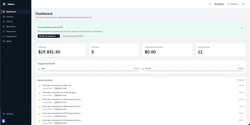 Relanco screenshot 1