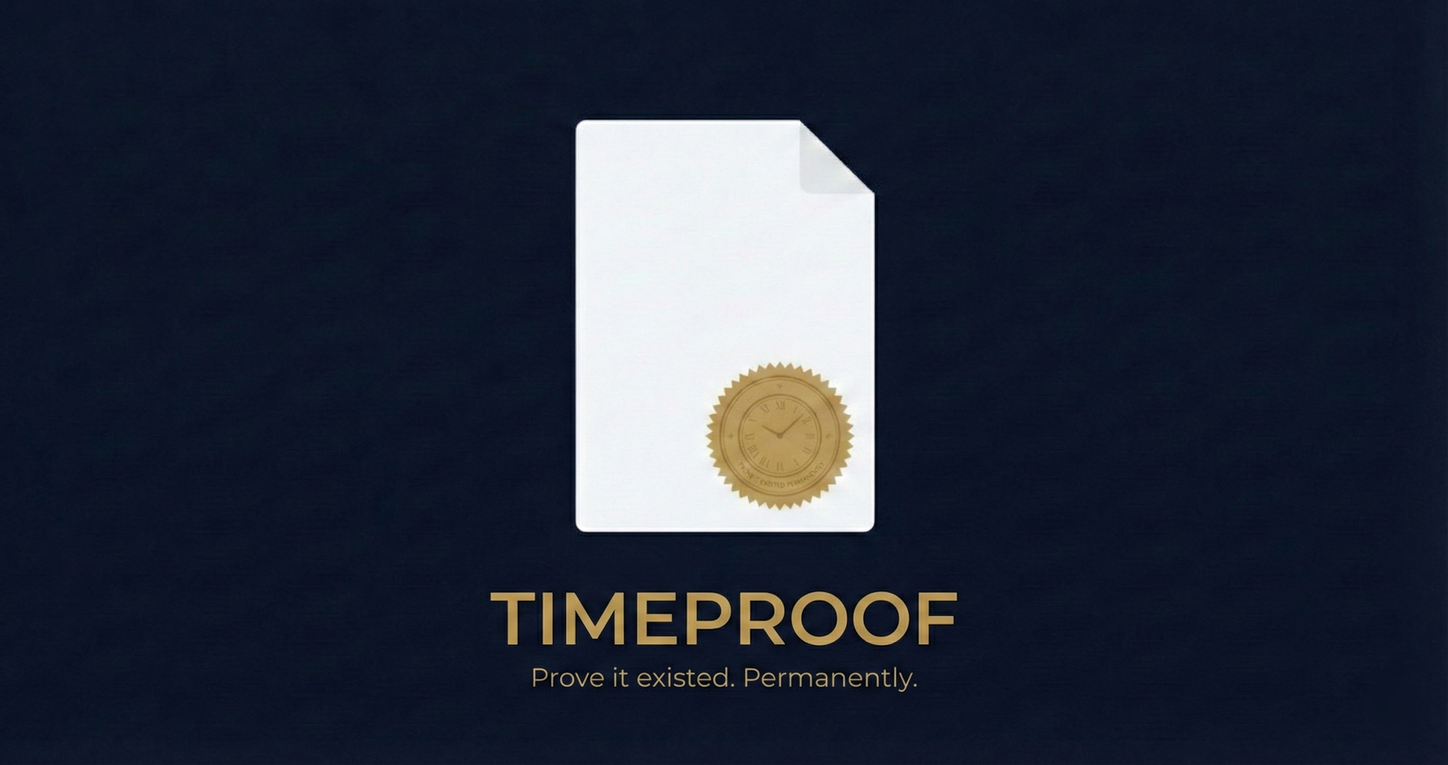 TimeProof - Main product screenshot demonstrating key features and user interface