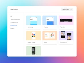 Templates from Framer gallery image