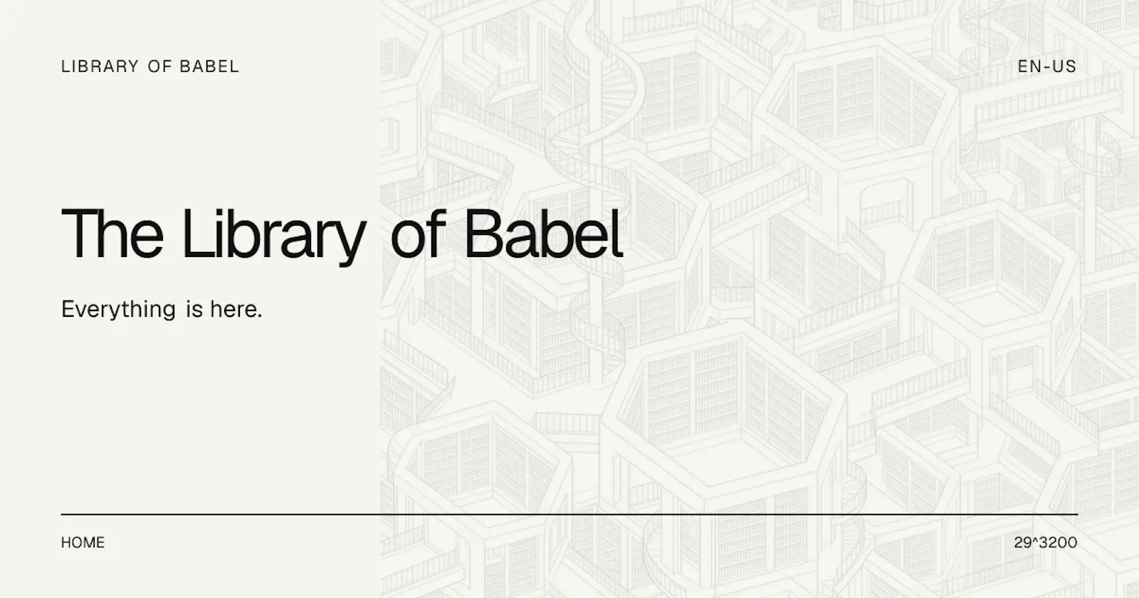 Library of Babel screenshot 1