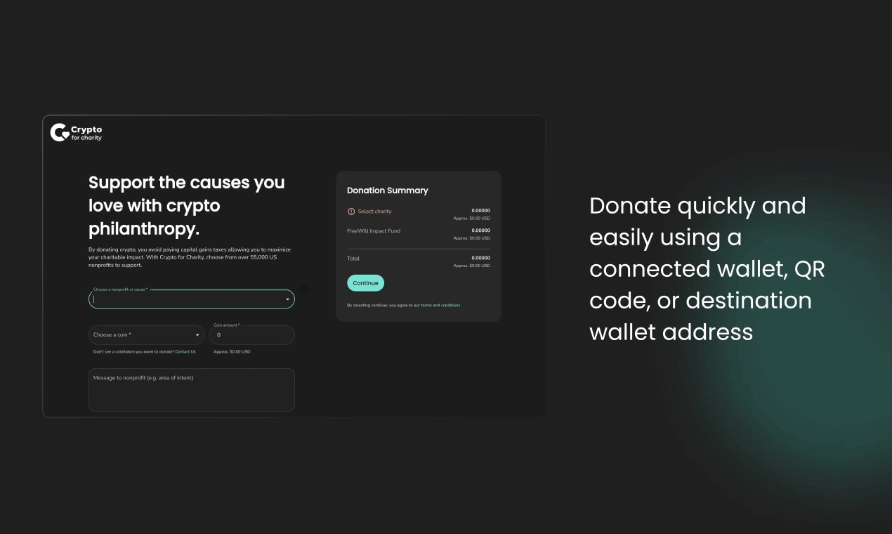 Crypto voor liefdadigheid - Doneer cryptocurrencies en NFT's aan een goed doel zonder kosten media 7