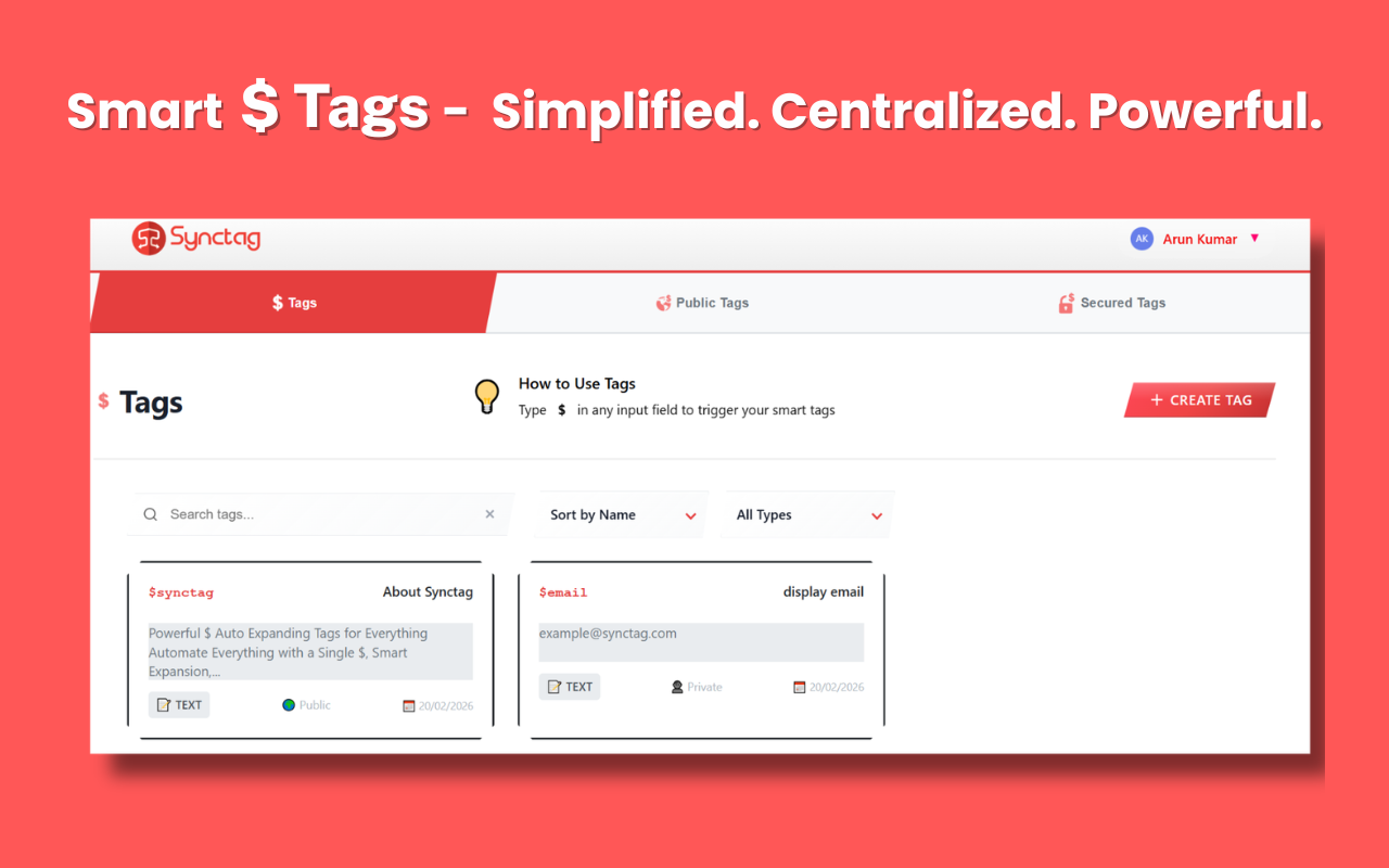 Synctag - Smart Tags gallery image
