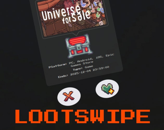 LootSwipe - Product Hunt launch logo and brand identity
