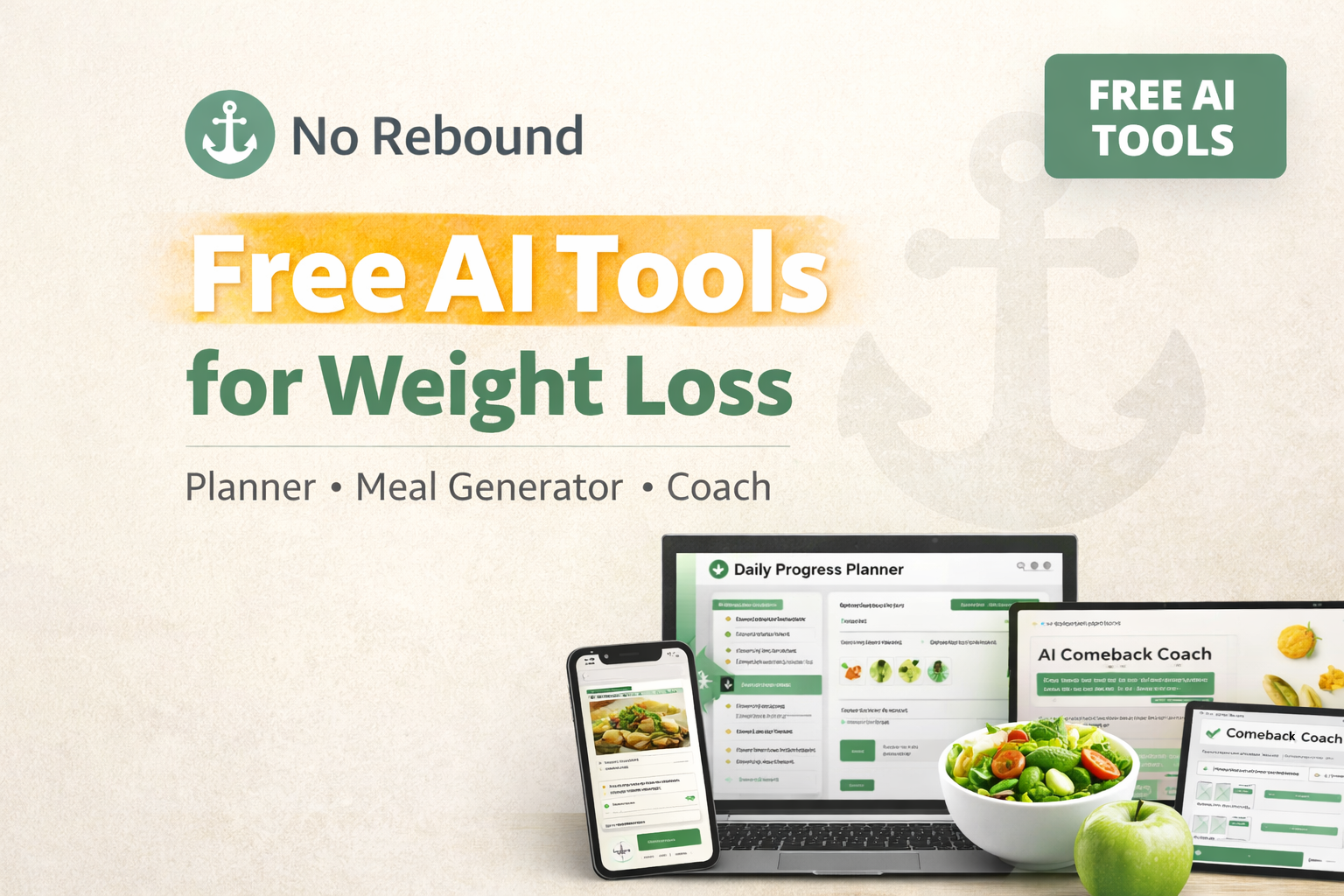 No Rebound - Main product screenshot demonstrating key features and user interface