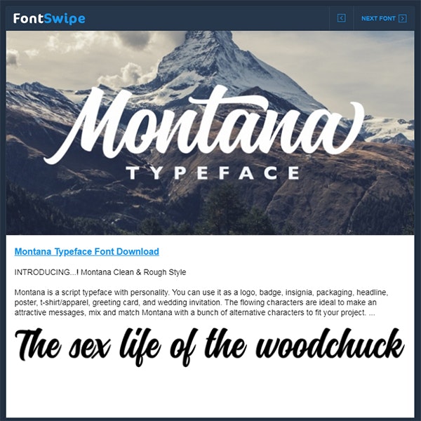 FontSwipe gallery image