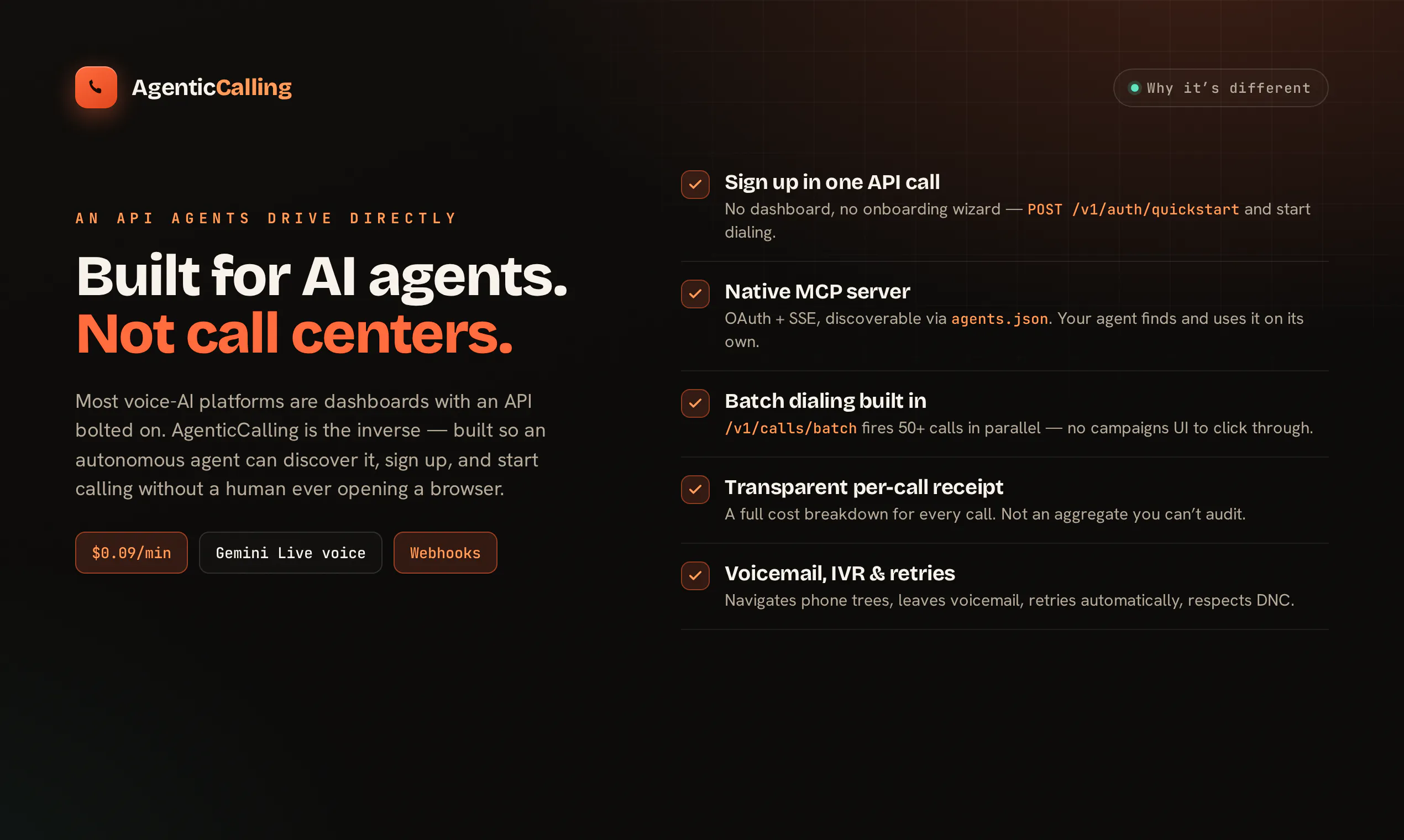 AgenticCalling AI gallery image